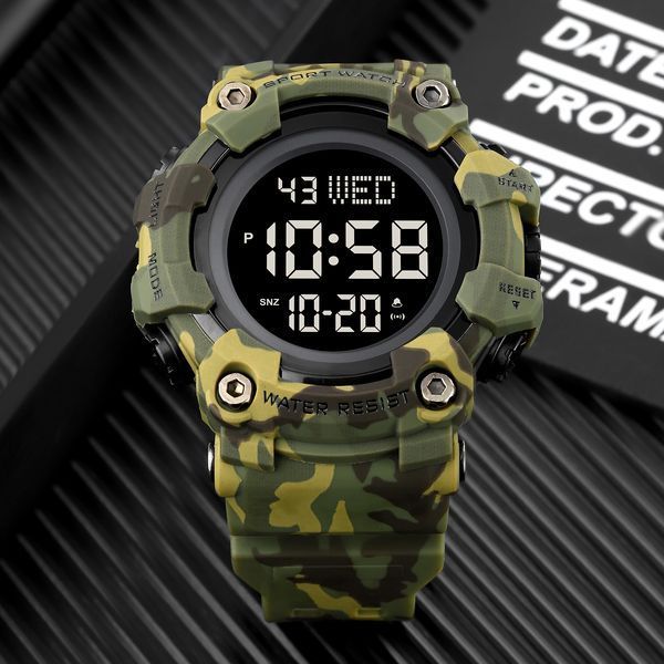 Часы наручные Skmei 1968CMGN Green Camo 1080-0802 фото