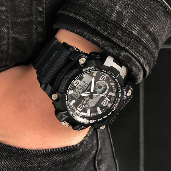 Годинник наручний Skmei 1283 All Black. 1080-0745 фото