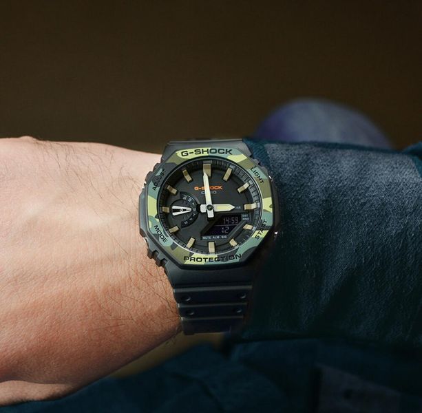 Чоловічий годинник Casio GA-2100SU-1A 1141-0366 фото