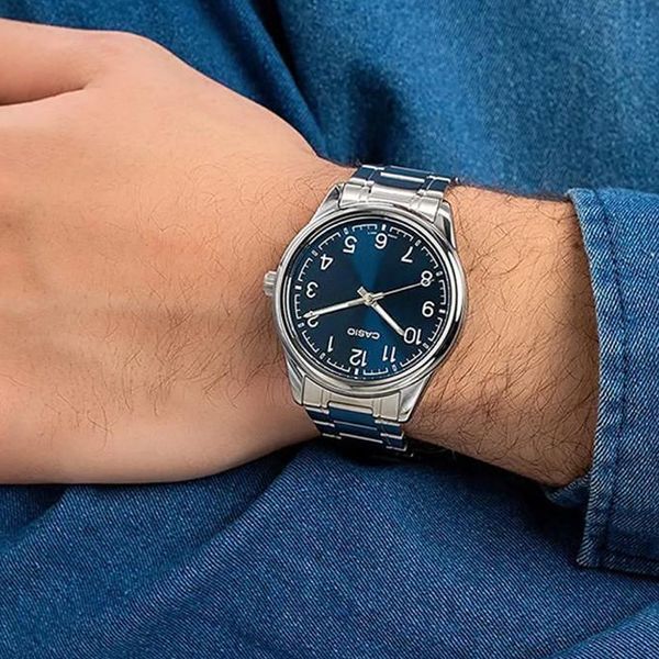 Чоловічий годинник Casio MTP-V005D-2B4 1141-0039 фото