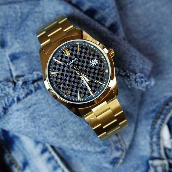 Чоловічий годинник Casio MTP-VD03G-1A 1141-0406 фото