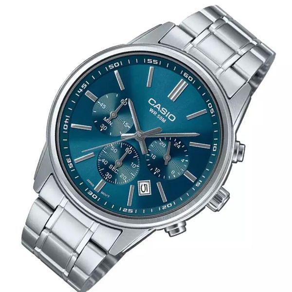 Чоловічий годинник Casio MTP-E515D-2A1 1141-0476 фото