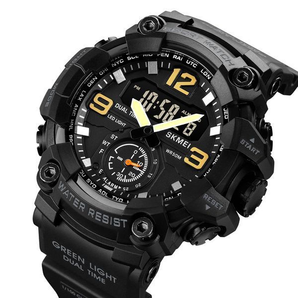Часы наручные Skmei 1965BK black. 1080-0920 фото