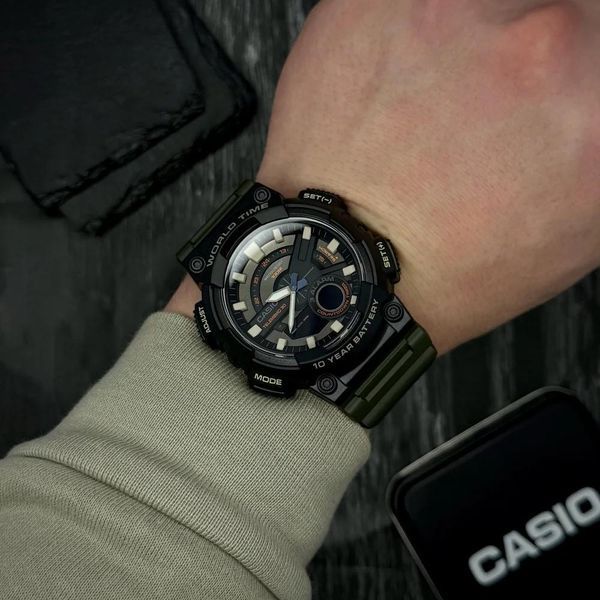 Чоловічий годинник Casio AEQ-110W-3A 1141-0139 фото