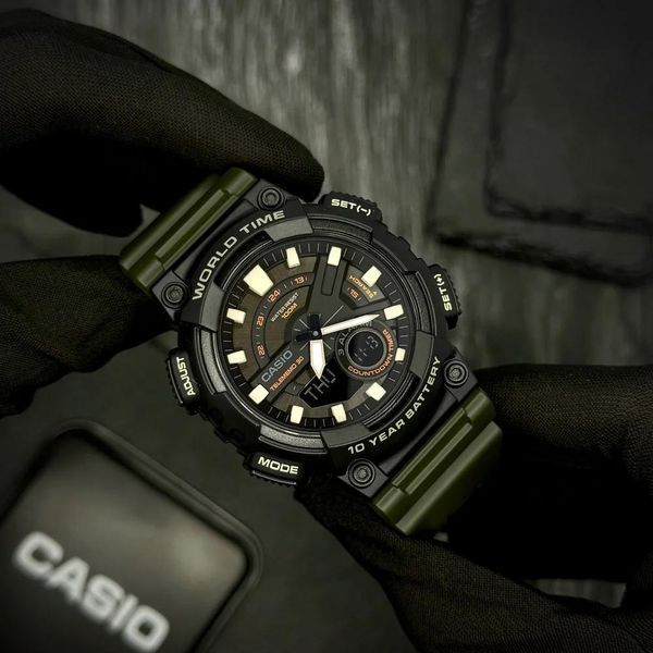 Чоловічий годинник Casio AEQ-110W-3A 1141-0139 фото