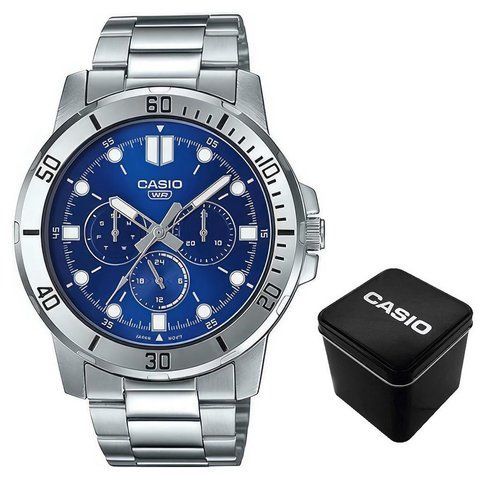Чоловічий годинник Casio MTP-VD300D-2E 1141-0480 фото