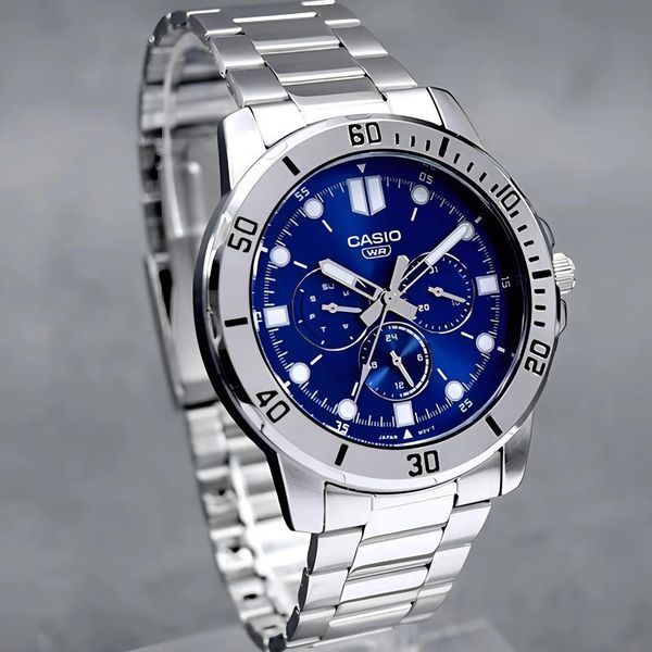 Чоловічий годинник Casio MTP-VD300D-2E 1141-0480 фото