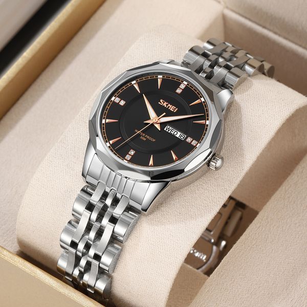 Часы наручные Skmei 9264SIBK Silver-Black 1080-2417 фото