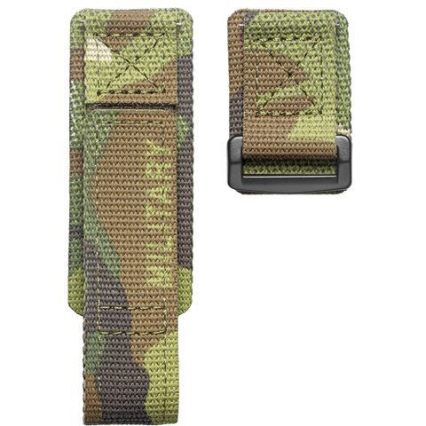 Ремінець для годинника Hemsut HS131 Military nylon Velcro Camo Green 20 mm 1051-1311 фото