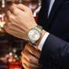 Годинник наручний Curren 9090 Silver-Gold-Silver 1008-0374 фото 3
