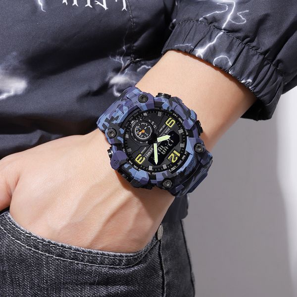 Часы наручные Skmei 1965CMBU Camo Blue SALE 1080-0939 фото