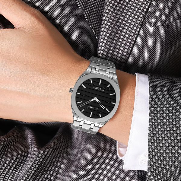 Skmei 9372SIBK Silver-Black 1080-3159 фото
