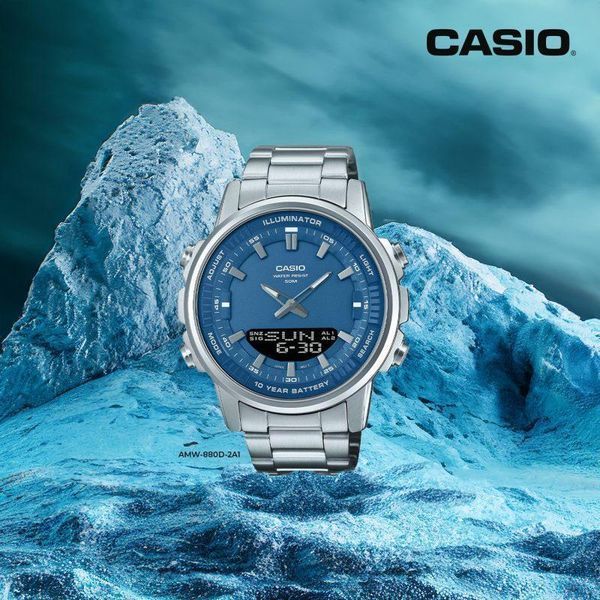 Чоловічий годинник Casio AMW-880D-2A1 1141-0286 фото