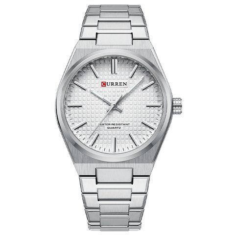 Годинник наручний Curren 8439 Silver-White 1008-0393 фото