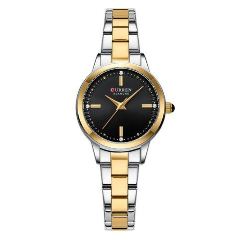 Часы наручные Curren 9094 Silver-Gold-Black 1008-0486 фото