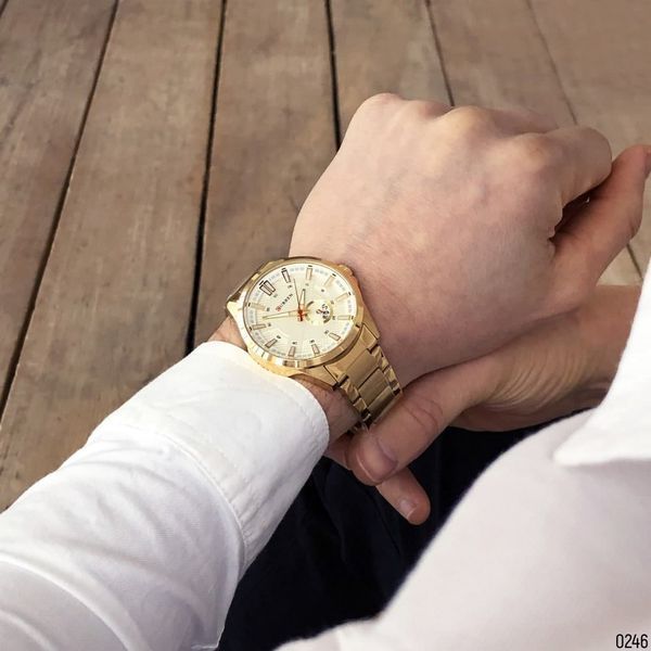 Curren 8372 Gold-White 1008-0246 фото