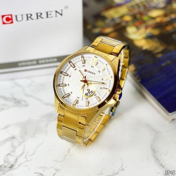 Curren 8372 Gold-White 1008-0246 фото