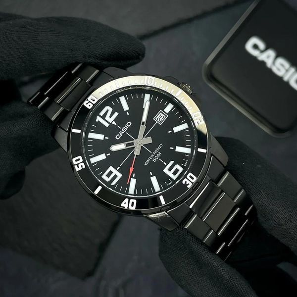 Чоловічий годинник Casio MTP-VD01B-1B 1141-0116 фото