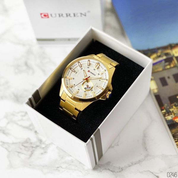 Curren 8372 Gold-White 1008-0246 фото