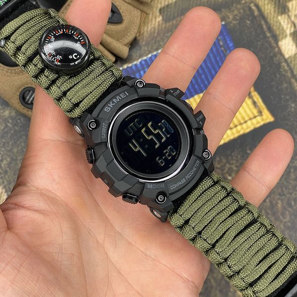 Skmei 1356AGPK Army Green Tactic Compass 1080-2047 фото