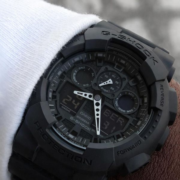 Чоловічий годинник Casio GA-100CF-1A 1141-0146 фото