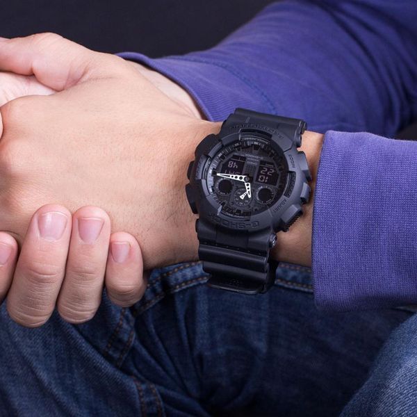 Чоловічий годинник Casio GA-100CF-1A 1141-0146 фото